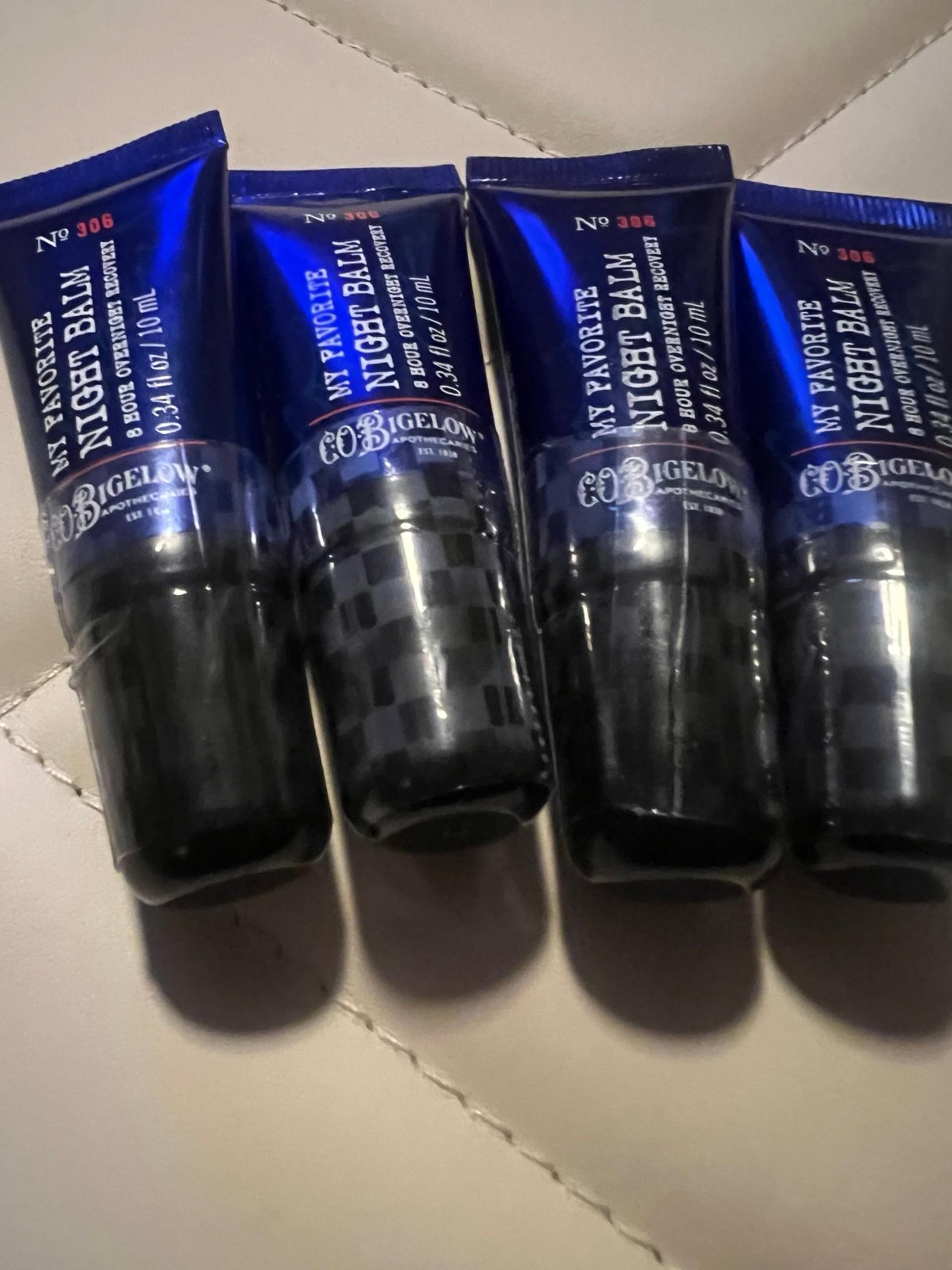 C.O. Bigelow My Favorite Night Balm NWT Lip Balm x 4