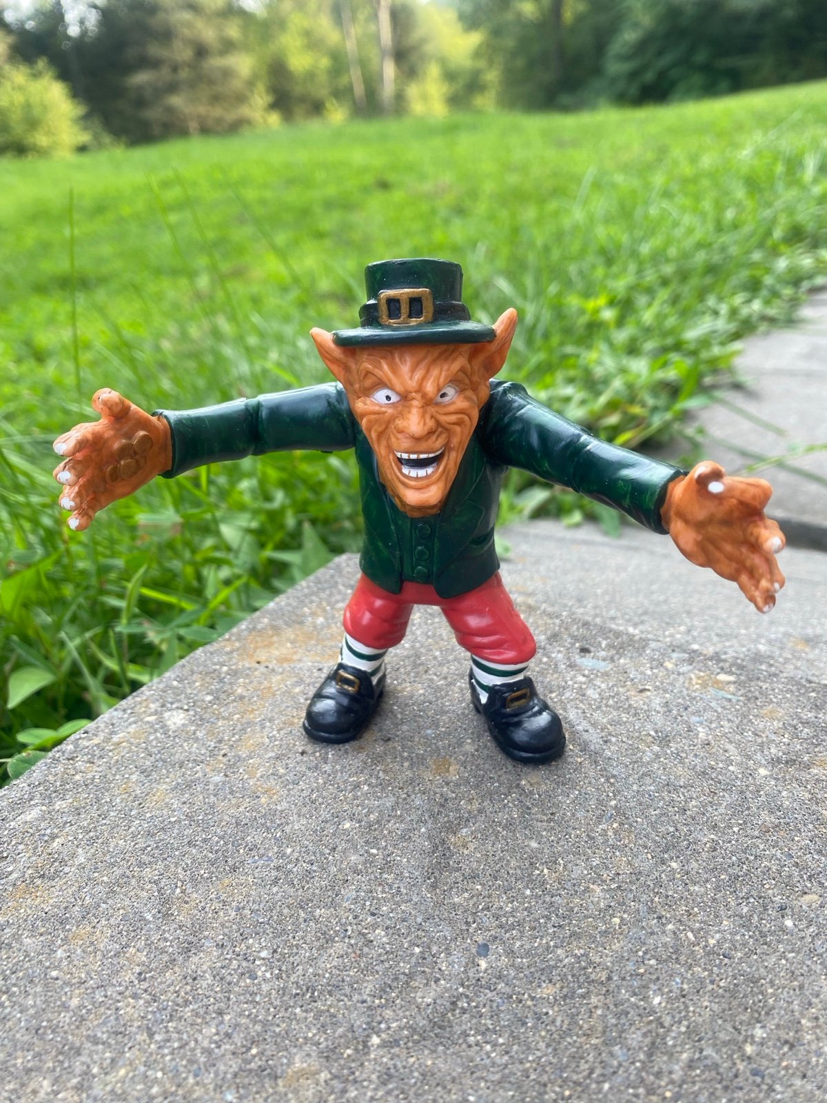 Leprechaun Movie Bendable Promo Figure 1993 Vintage Warwick Davis Toy Bendy