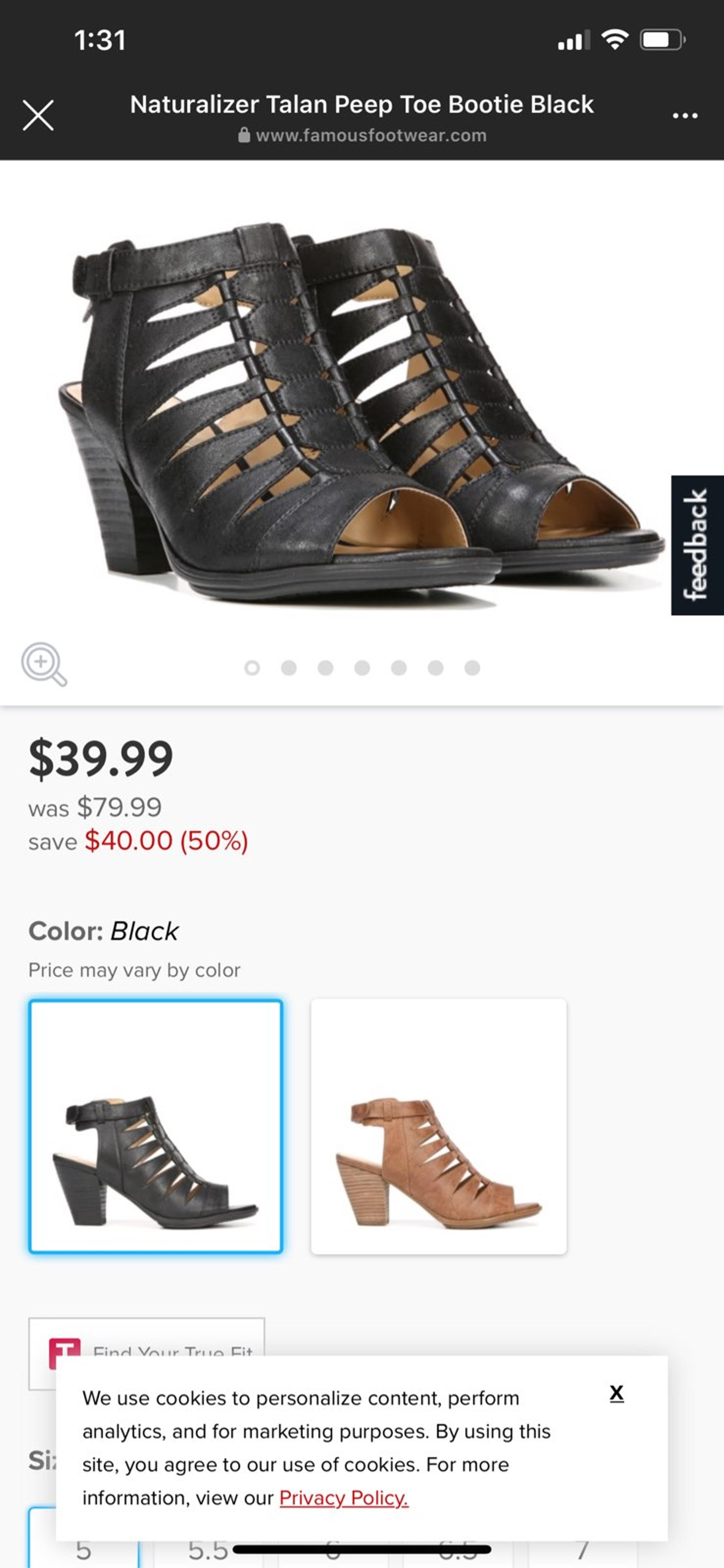 naturalizer sandals pumps
