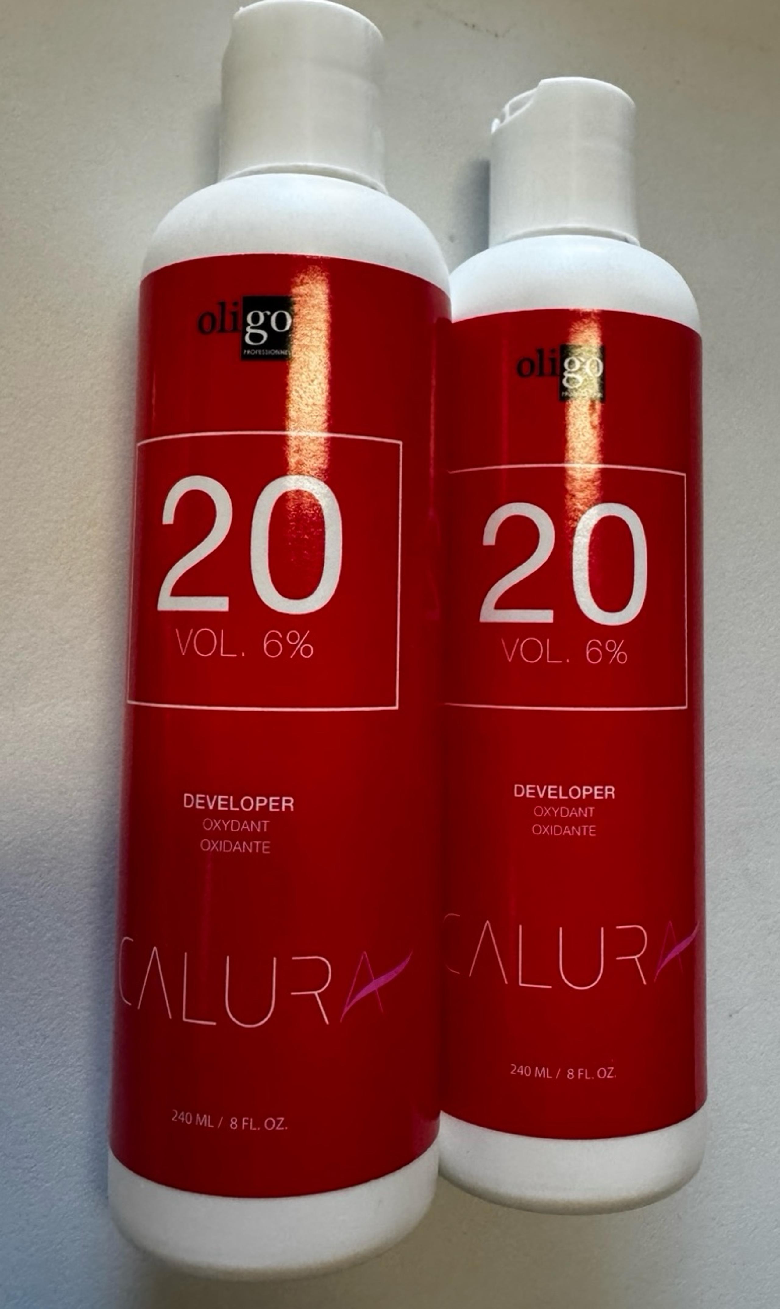 Oligo Professional Calura 20 Volume Developer - 8 oz