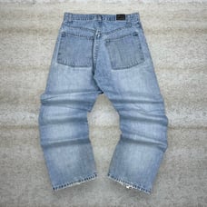 Vintage Silver Tab Levis Jeans Made in USA Light Wash Loose Fit 100% Cotton 90s