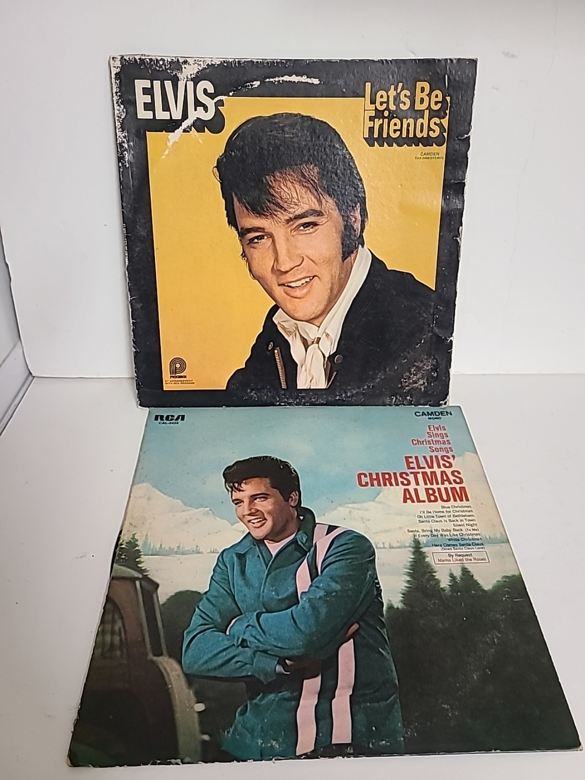 elvis presley vinyl Lot Of 2 ( Untested)