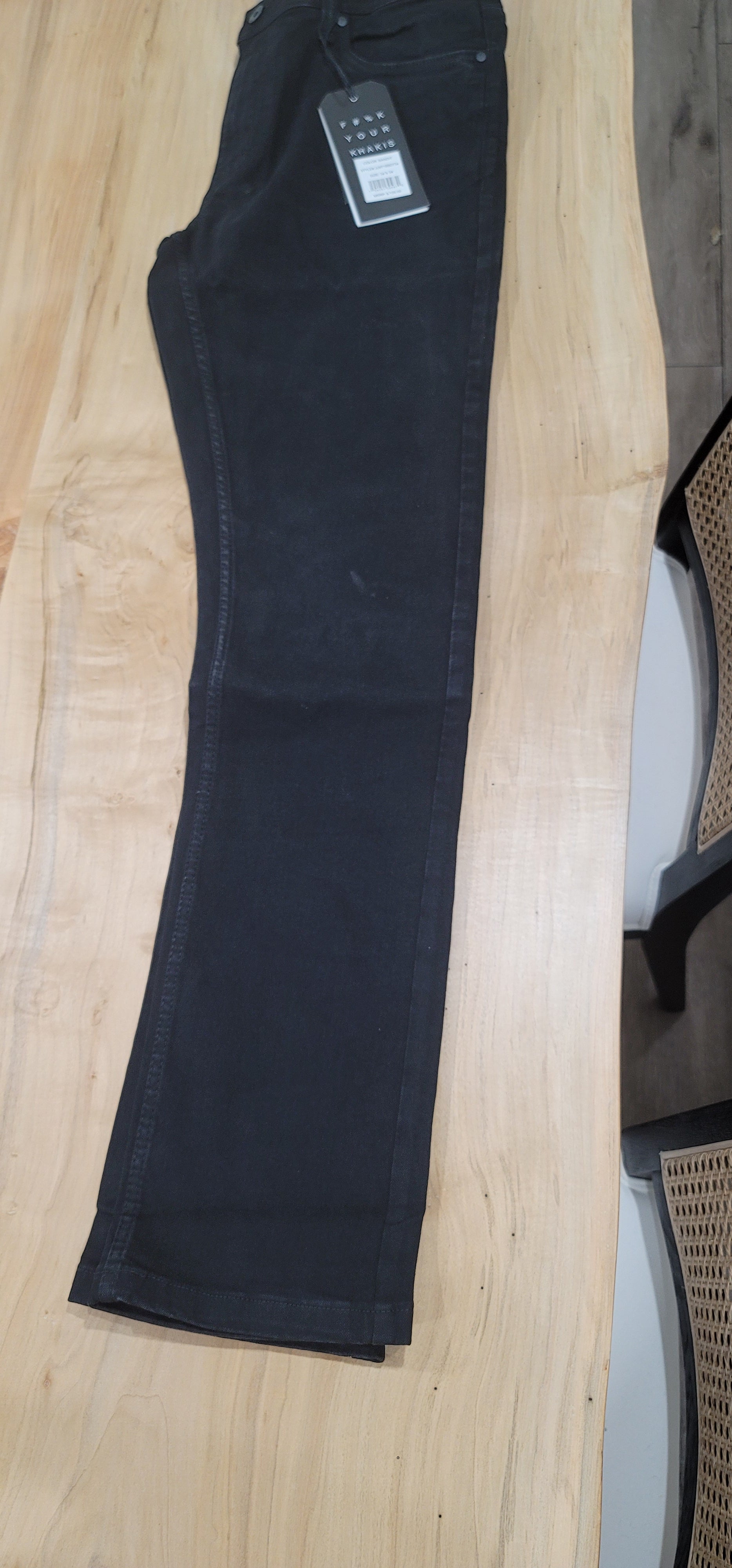 NWT The Perfect Jean Bandit-Black Waist 34 Length 34