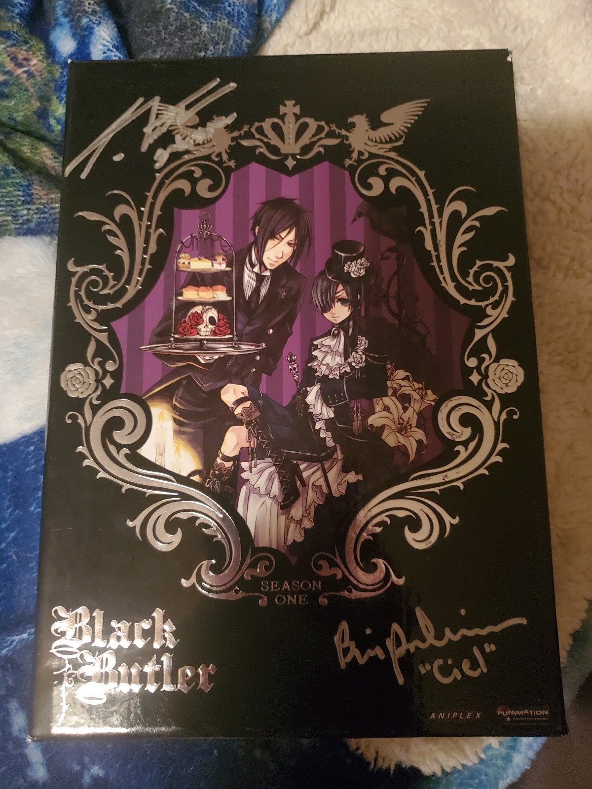 Voice actor signed Black Butler dvd