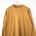 Crewneck Sweater [Size L-LL] Thin Mustard Large Size