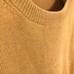 Crewneck Sweater [Size L-LL] Thin Mustard Large Size
