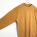 Crewneck Sweater [Size L-LL] Thin Mustard Large Size