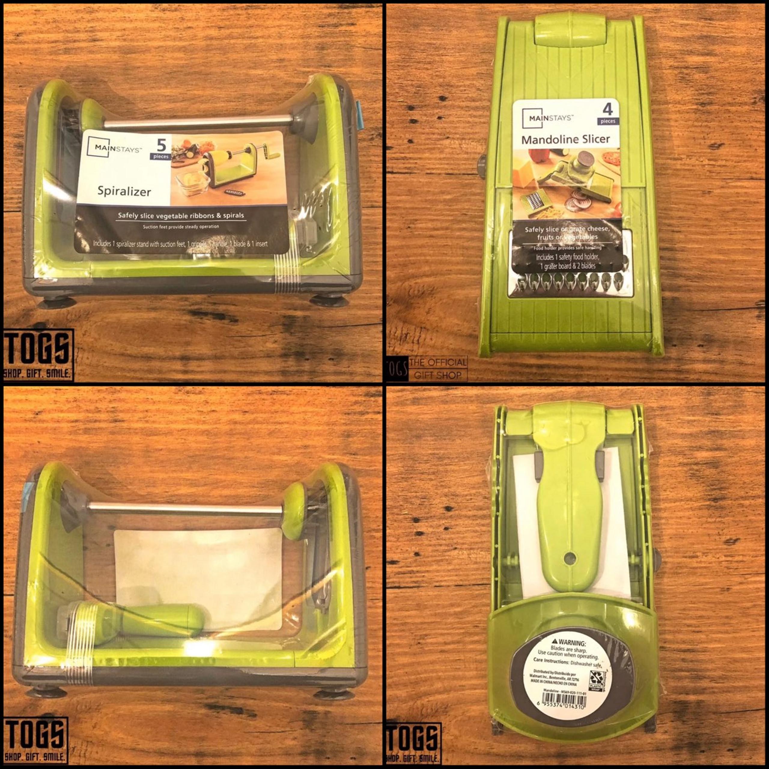 Mainstays Vegetable Mandolin Spiralizer