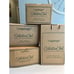 4 Longaberger Blue Woven Braided Leather Handles Renewal Baskets Liner Protector