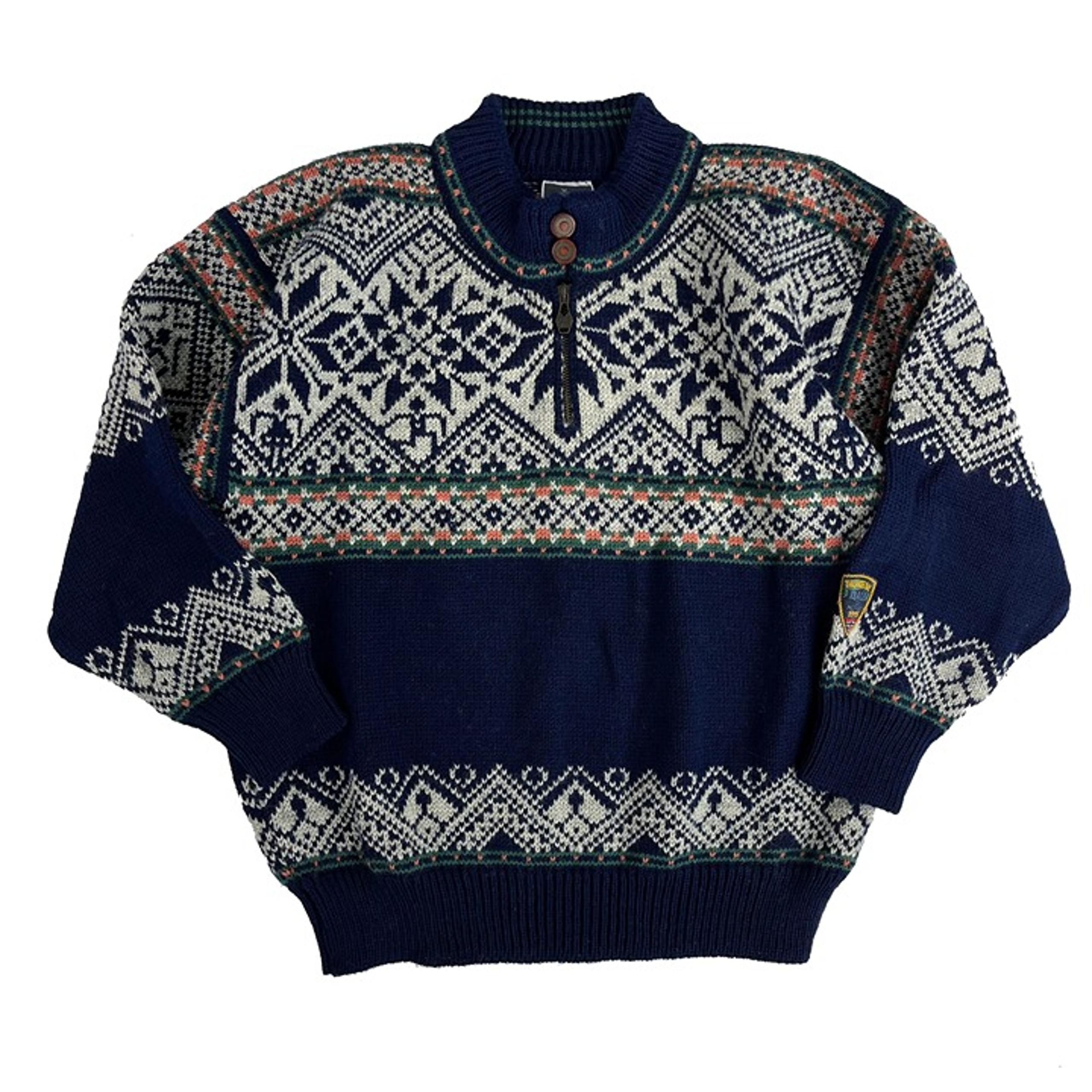 Dale of Norway Thunder Bay 1995 Men Wool Ski Winter Sweater Fair Isle XS x-small