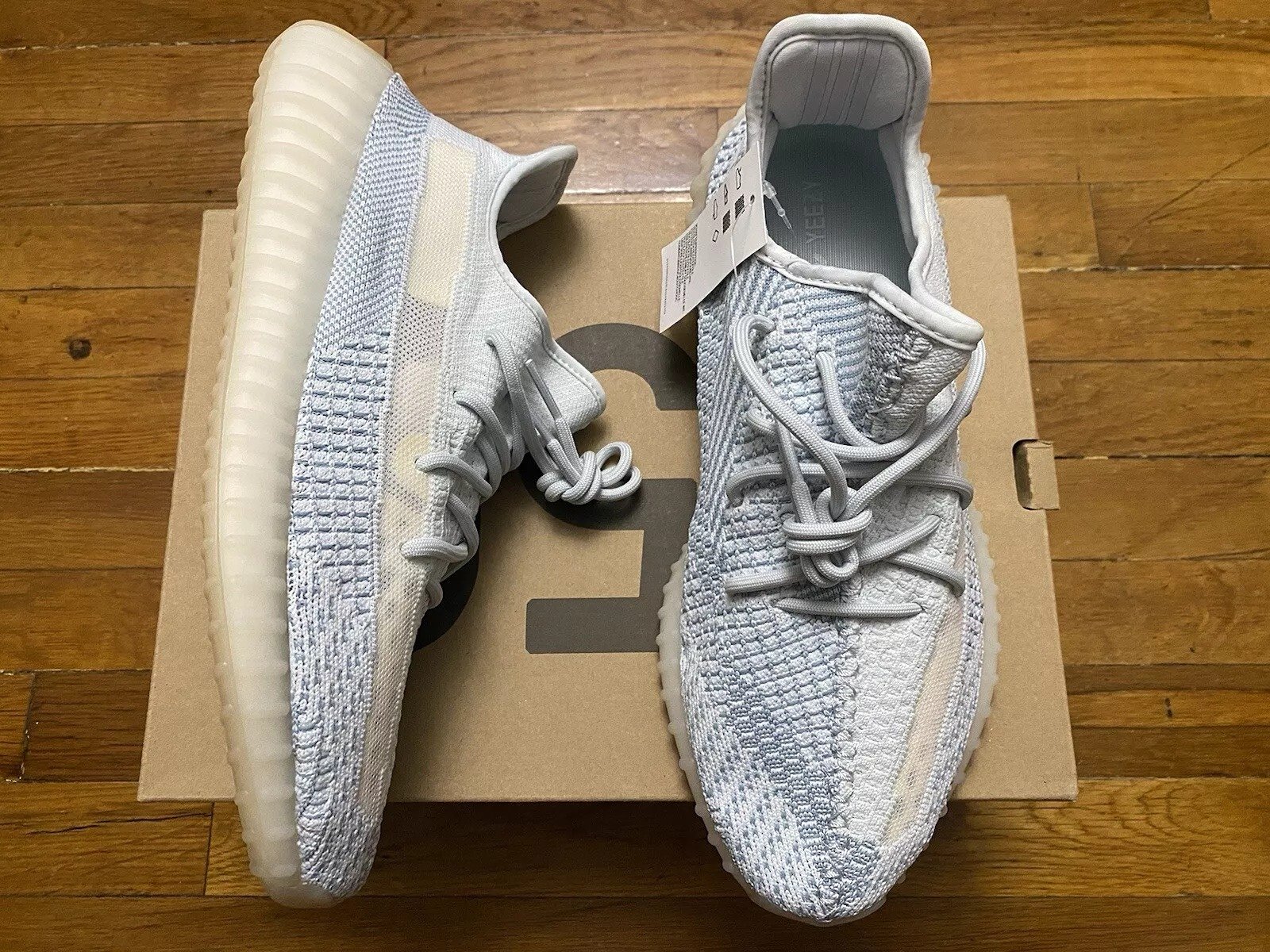 Size 12 - adidas Yeezy Boost 350 V2 Cloud White Men's - Ship Today