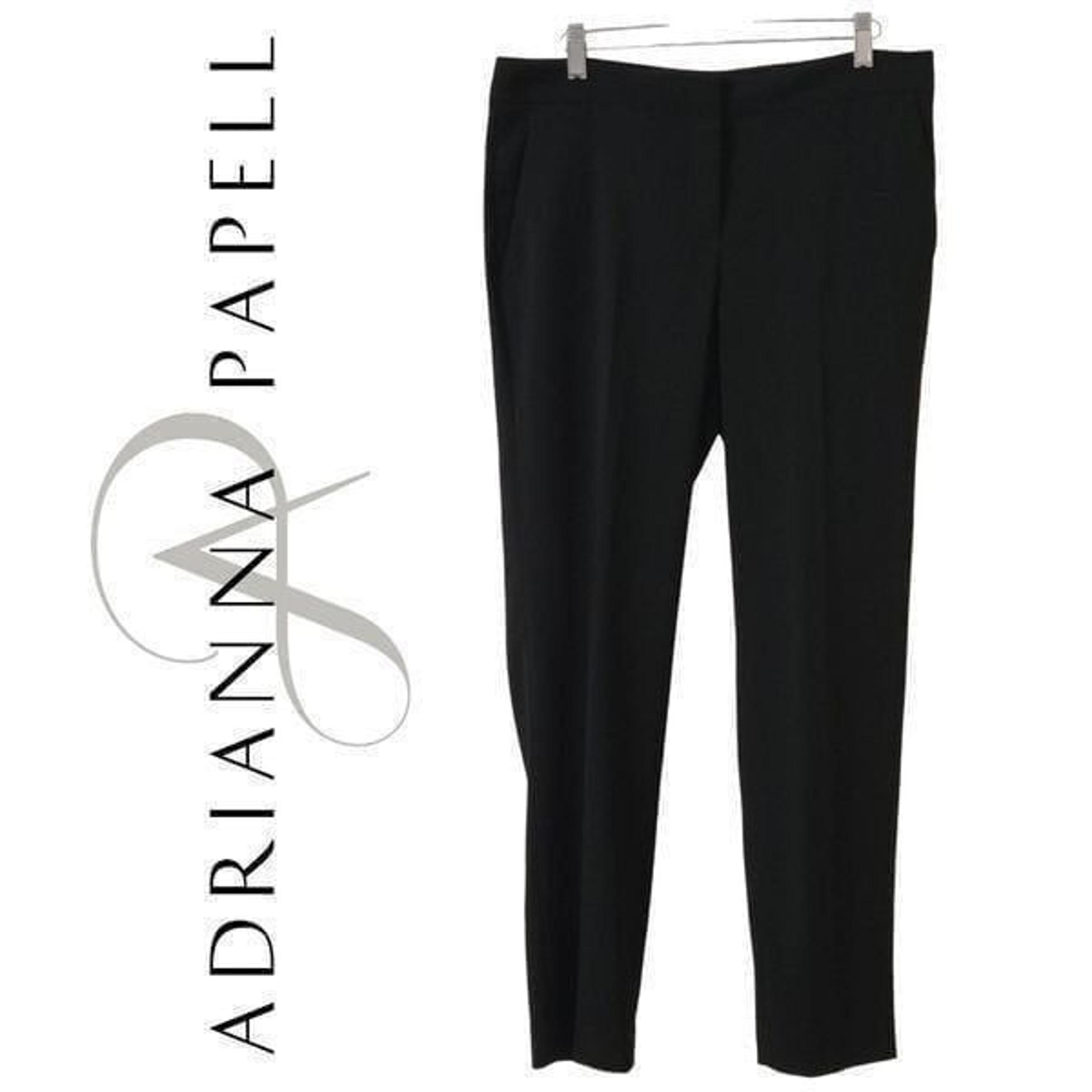 ADRIANNA PAPELL Women’s Black Dress Pants Trousers with Pockets SIZE 6 MSRP $89