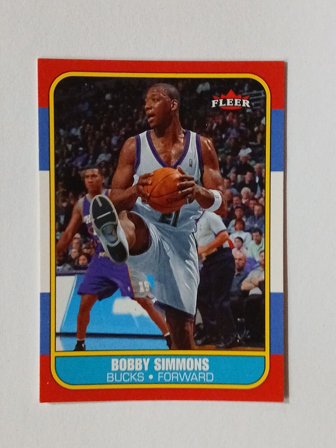 2006-07 Fleer 1986-87 20th Anniversary Retro Bobby Simmons Milwaukee Bucks #17