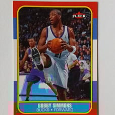 2006-07 Fleer 1986-87 20th Anniversary Retro Bobby Simmons Milwaukee Bucks #17