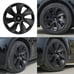 New! Tesla Model Y Wheel 19-Inch Hub Cap Replacement ABS Cover Set