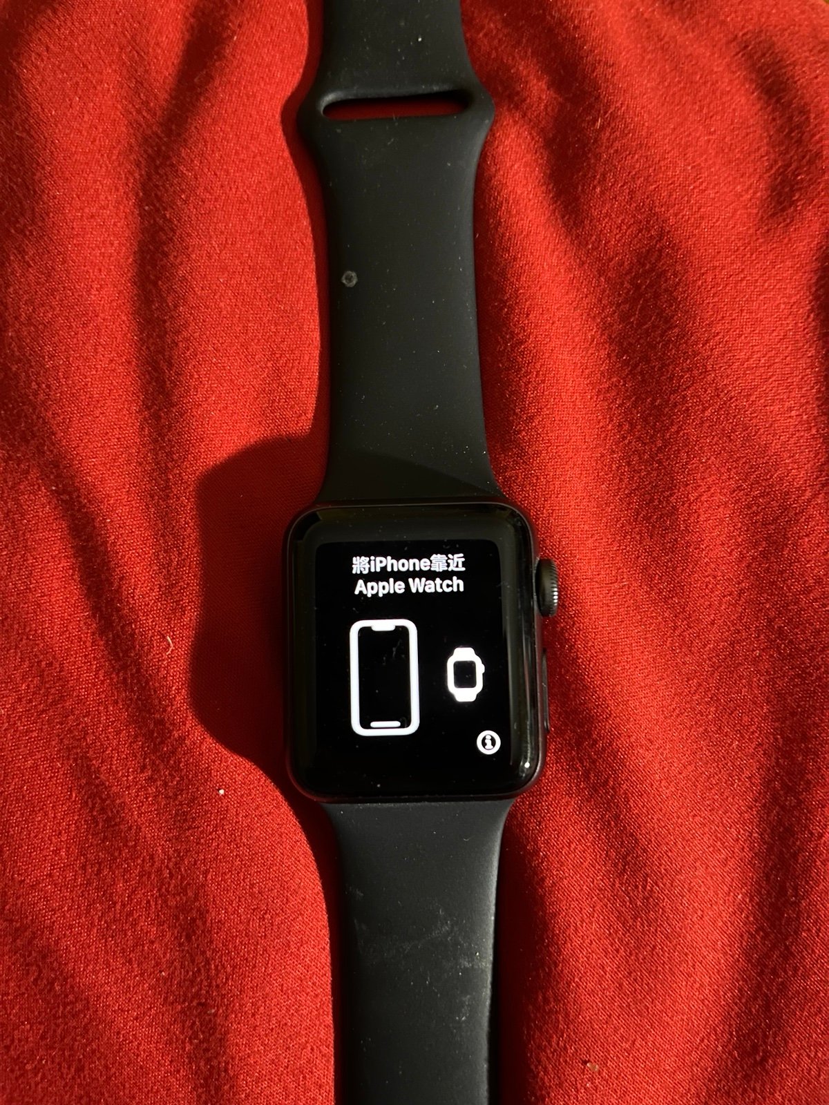 Apple Watch Series 3 GPS Space Gray - 38mm - Black Sport Band