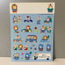 Vintage Sanrio 1984 Trip To Wonderland Cheery Chums Stickers