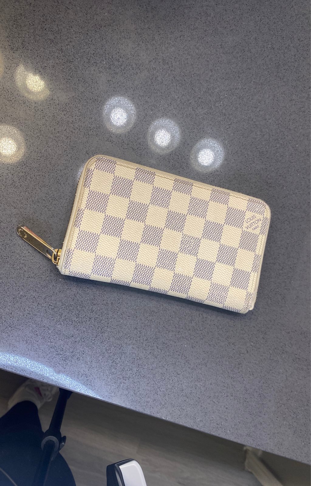 Louis Vuitton damier azur zippy compact wallet