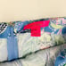 Lilly Pulitzer Women's 8 Skort Blue Faye Lantern Leaf Printed Ruffle Front BB26