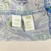 Lilly Pulitzer Women's 8 Skort Blue Faye Lantern Leaf Printed Ruffle Front BB26