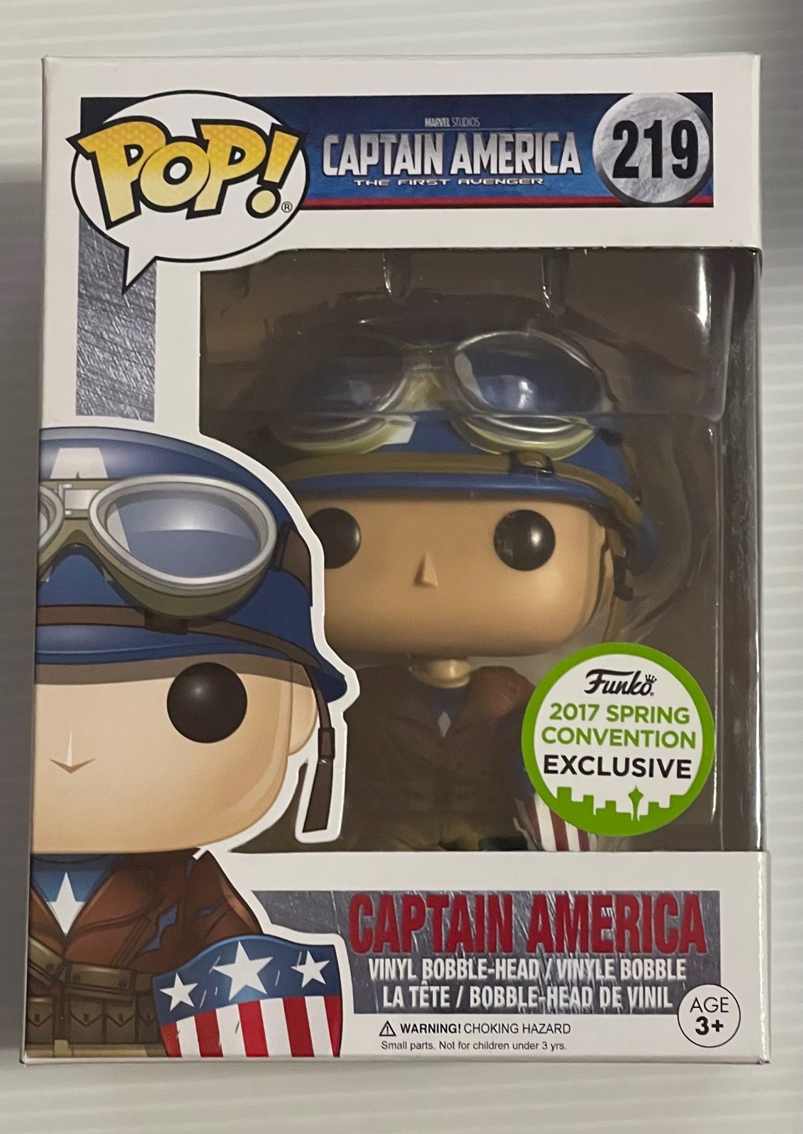 general high quality Funko Pop The First Avenger Captain America #219 Spring Convention Exclusive Toys & Collectibles general high quality Funko Pop The First Avenger Captain America #219 Spring Convention Exclusive Toys & Collectibles