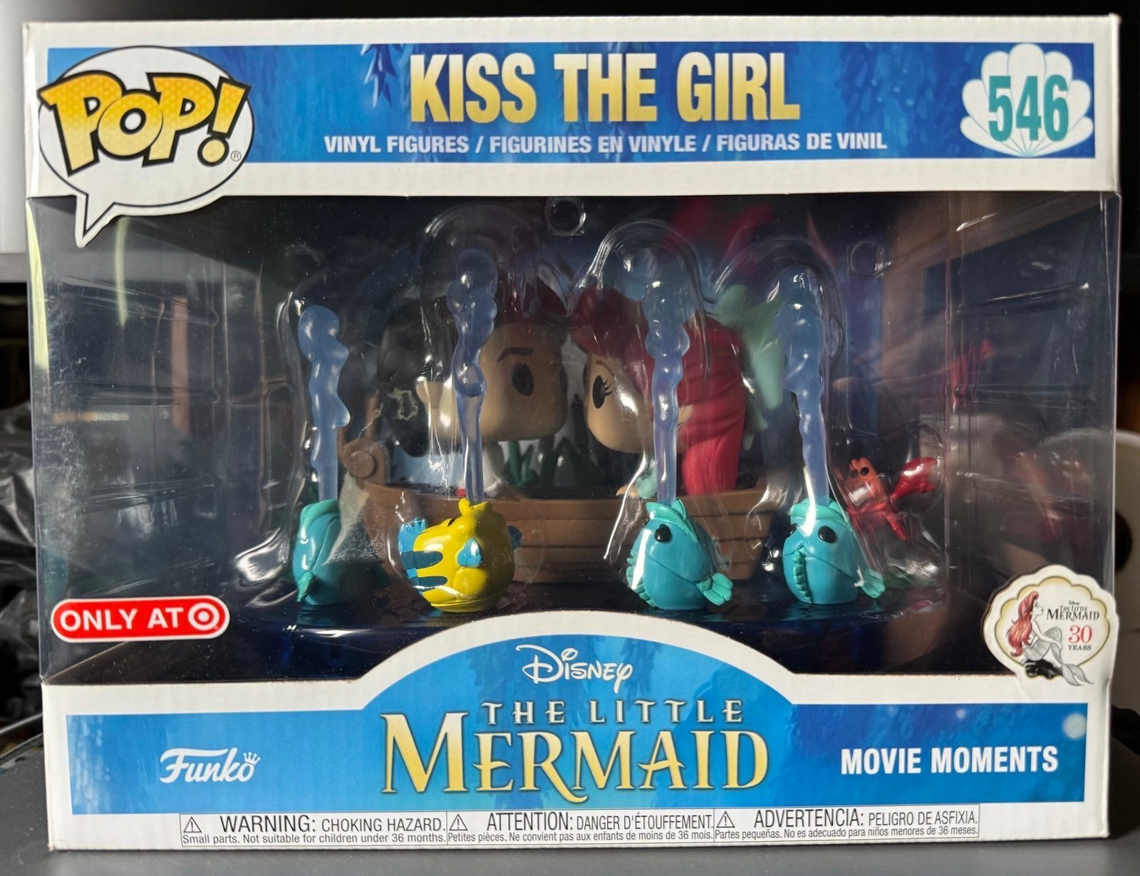 Funko Pop Kiss the Girl Movie Moment 546 Target Exclusive Little Mermaid VAULTED