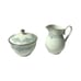 Vintage Franconia Krautheim Selb Bavaria Romance Creamer & Sugar Lid Platinum