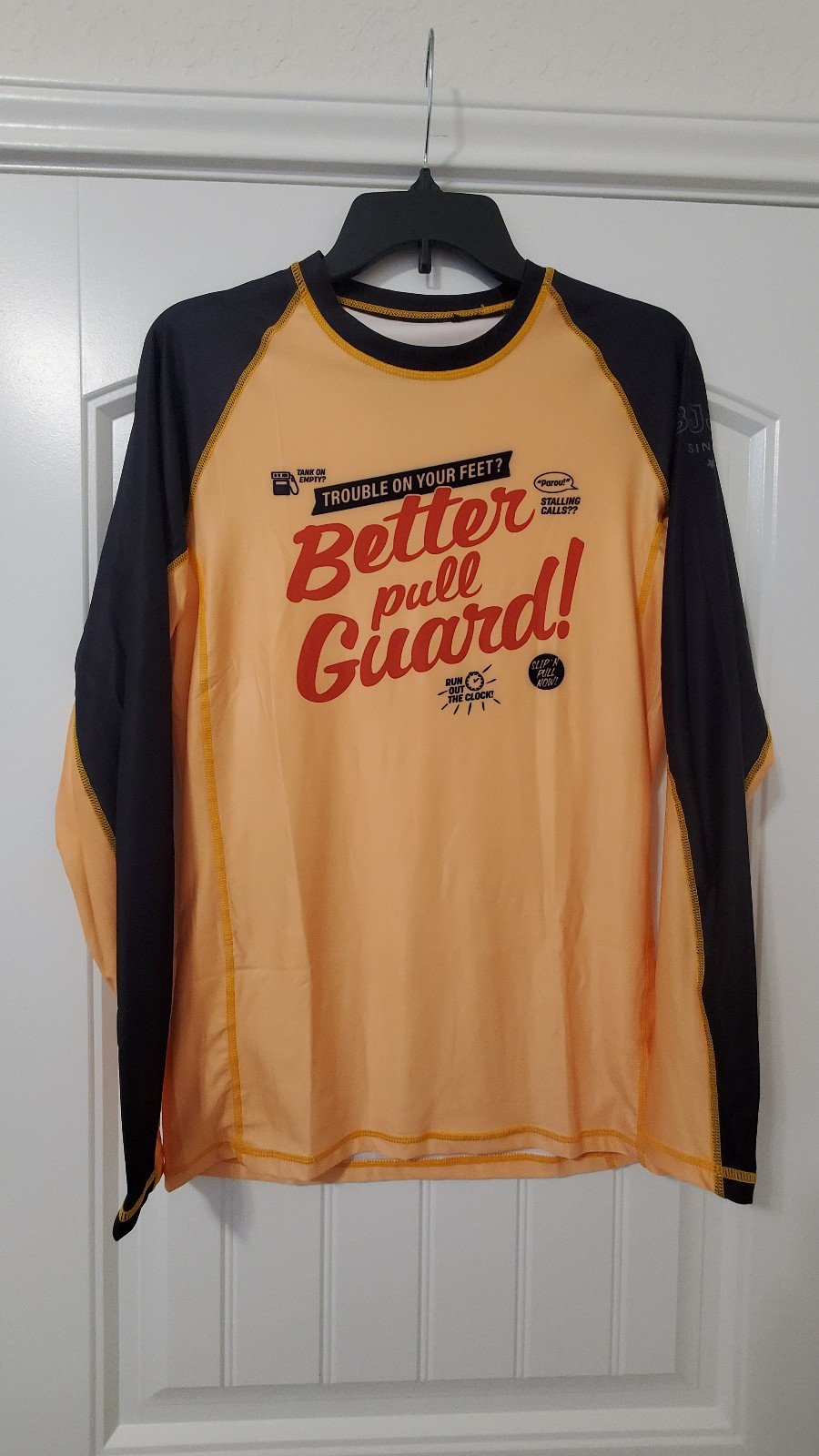 BJJ HQ LIMITED EDITION BETTER PULL GUARD L/S TRAINING RASHGUARD FOR GRAPPLING