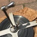 Keuffel and Esser 150' Steel Reel Tape.