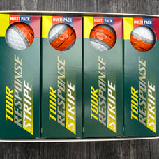 Taylormade Tour Response Stripe Golf Balls | Dozen | NEW
