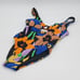 Roxy Swimsuit Juniors XS Color Jam Cutout One-Piece Anthracite Flower Jammin