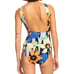 Roxy Swimsuit Juniors XS Color Jam Cutout One-Piece Anthracite Flower Jammin