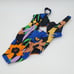 Roxy Swimsuit Juniors XS Color Jam Cutout One-Piece Anthracite Flower Jammin