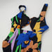Roxy Swimsuit Juniors XS Color Jam Cutout One-Piece Anthracite Flower Jammin