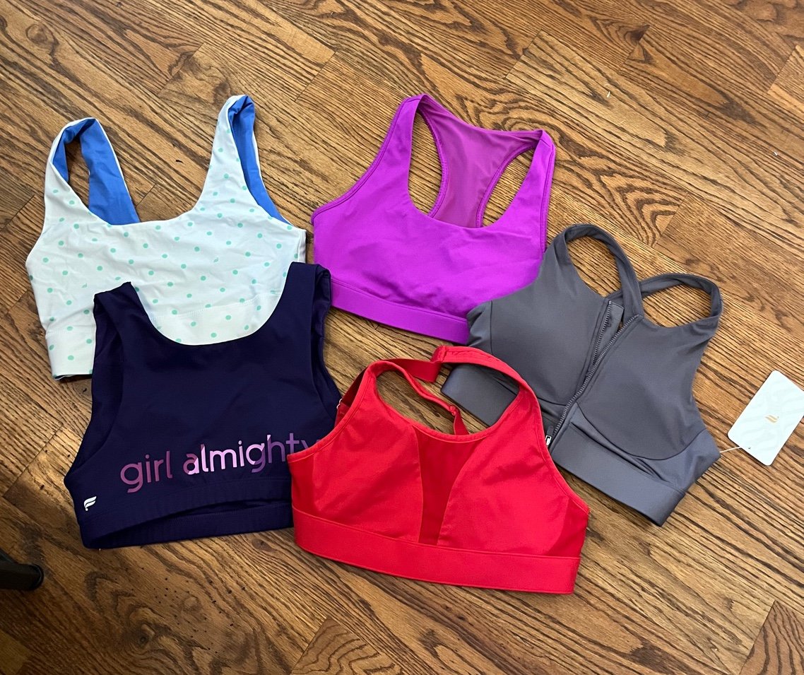 Fabletics womens sports bra set of 5