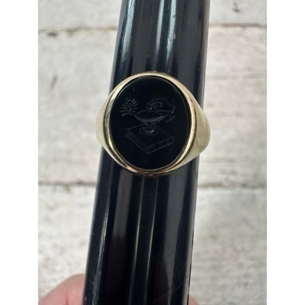 Vintage 10k Gold Signet Ring Size 5.25