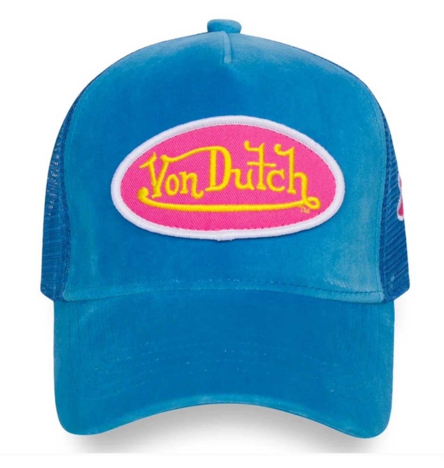 NWT Von Dutch Blue Velvet Hollywood Trucker Hat