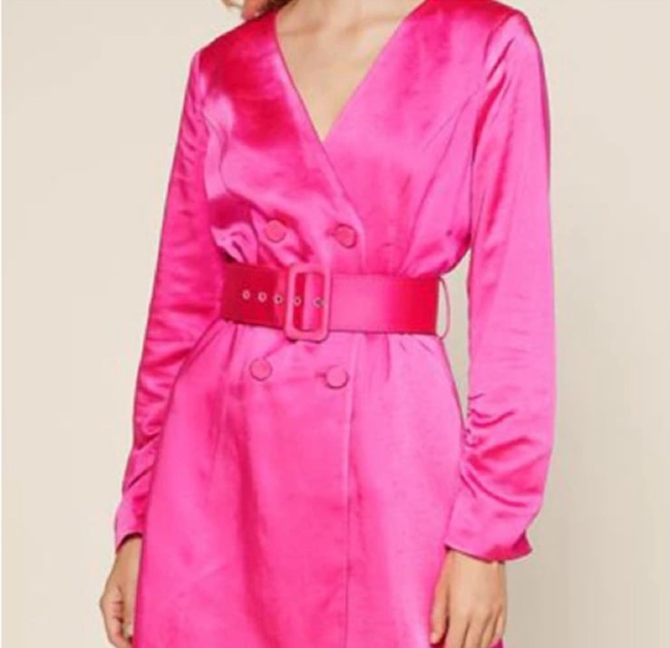 Hot Pink Skies are Blue Blazer Dress