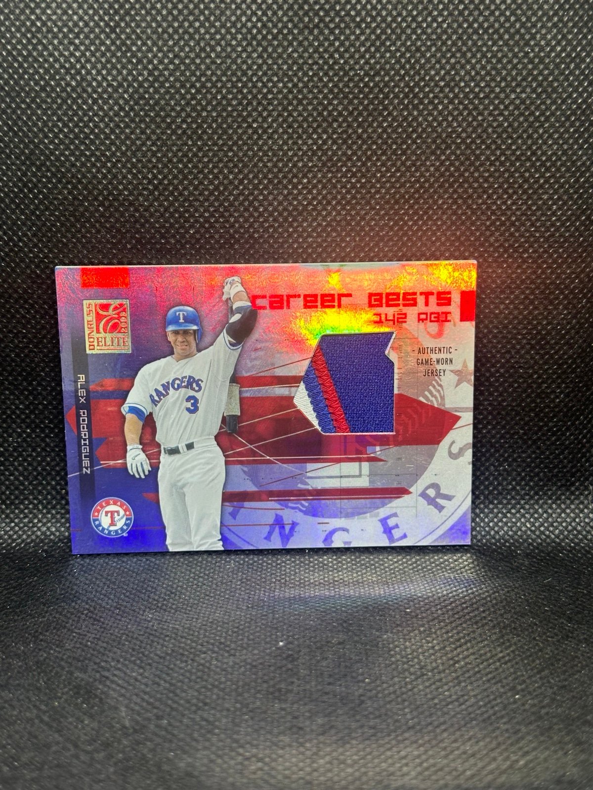 2003 Donruss Elite Career Bests Materials /500 Alex Rodriguez #CB-25