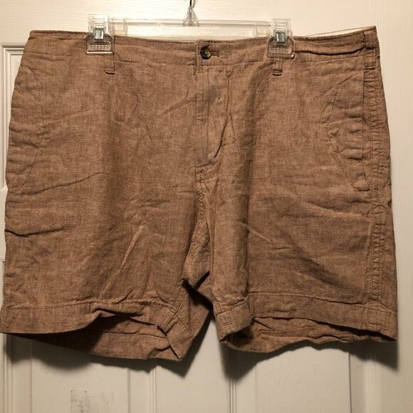 J.crew men's 55%linen 45%cotton casual shorts size: 38
