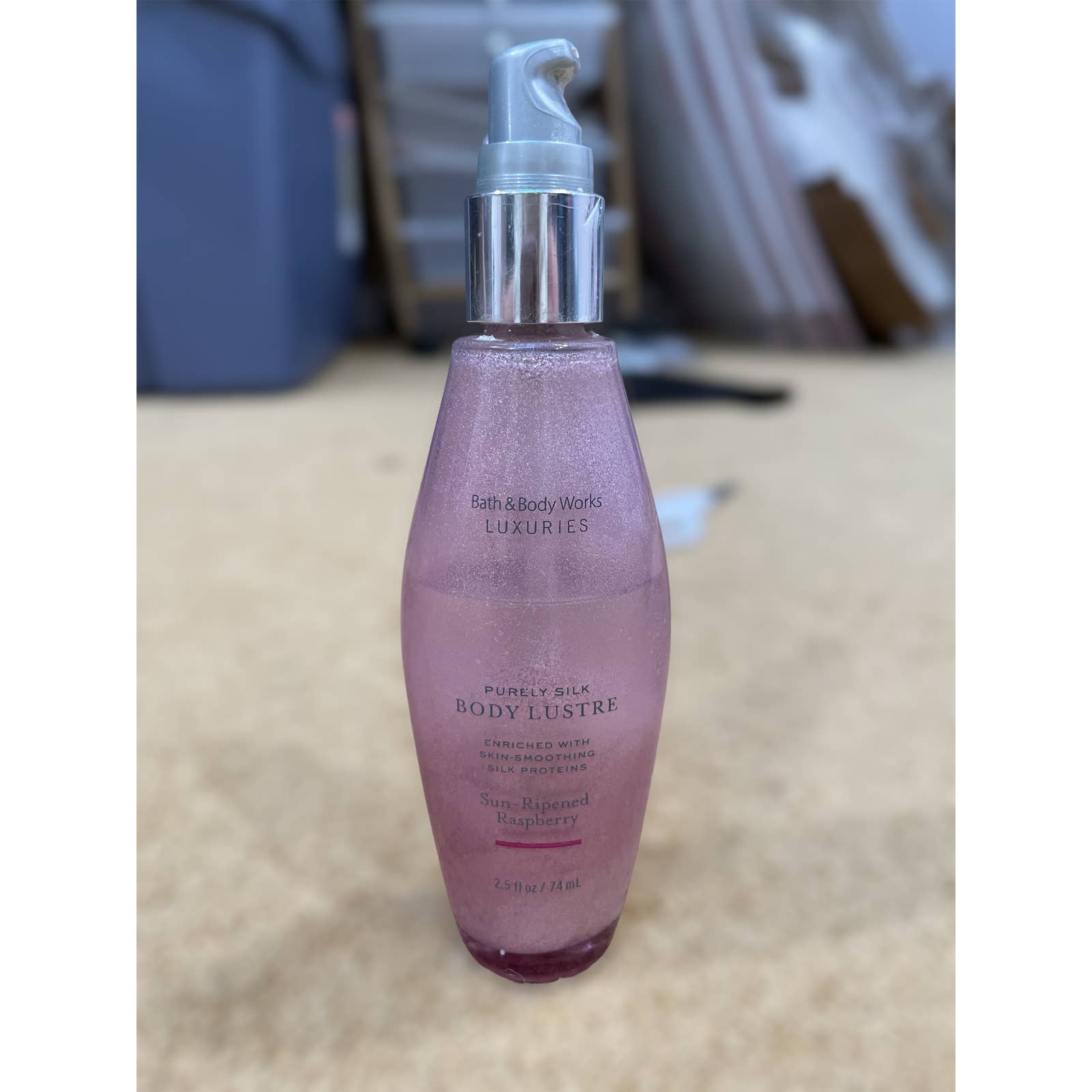 Bath & Body Works Purely Silk Body Lustre Sun Ripened Raspberry