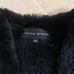 Black Rabbit Fur Shrug