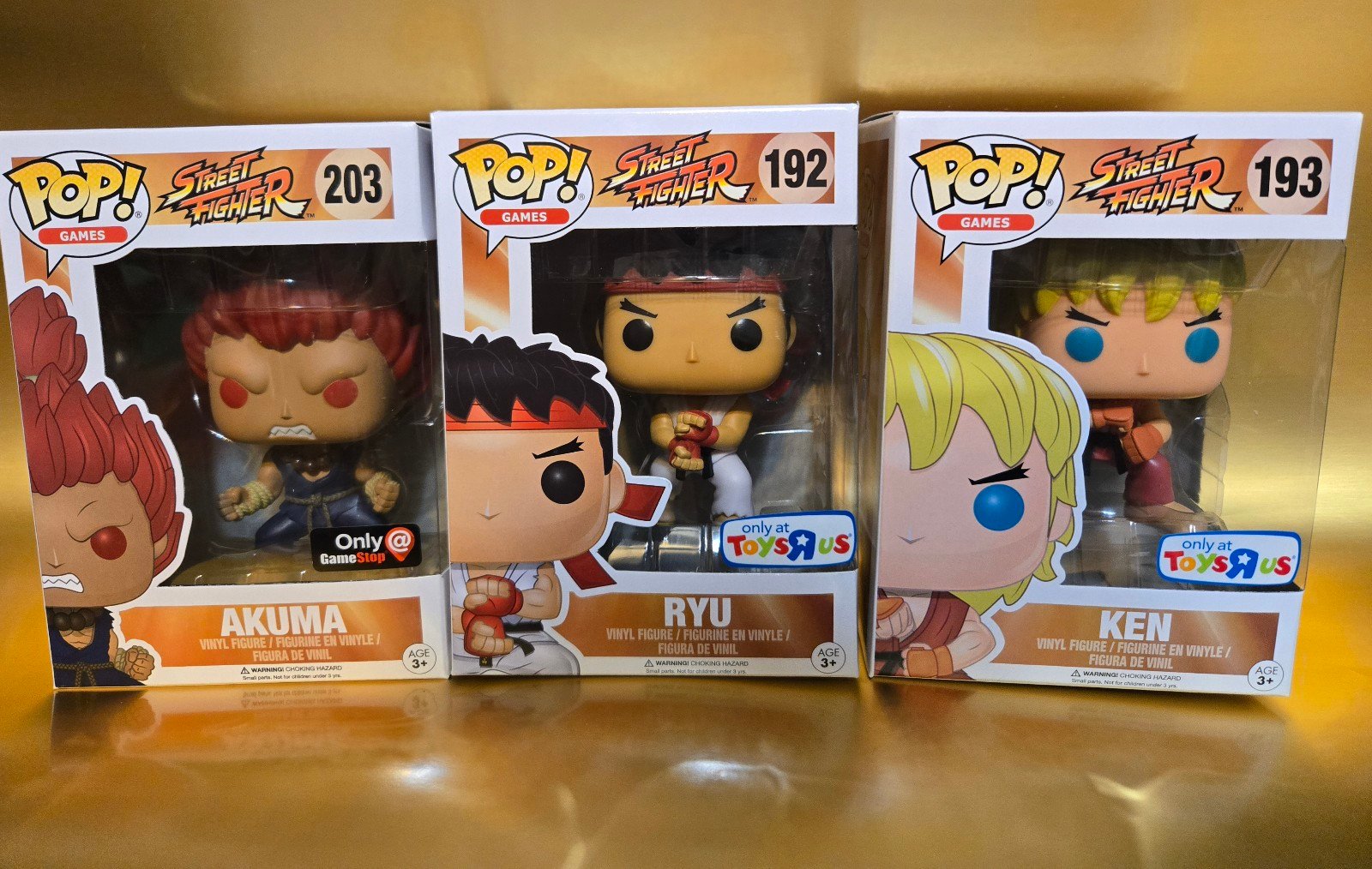 Funko Pop! Games Street Fighter Hot Ryu & Violent Ken