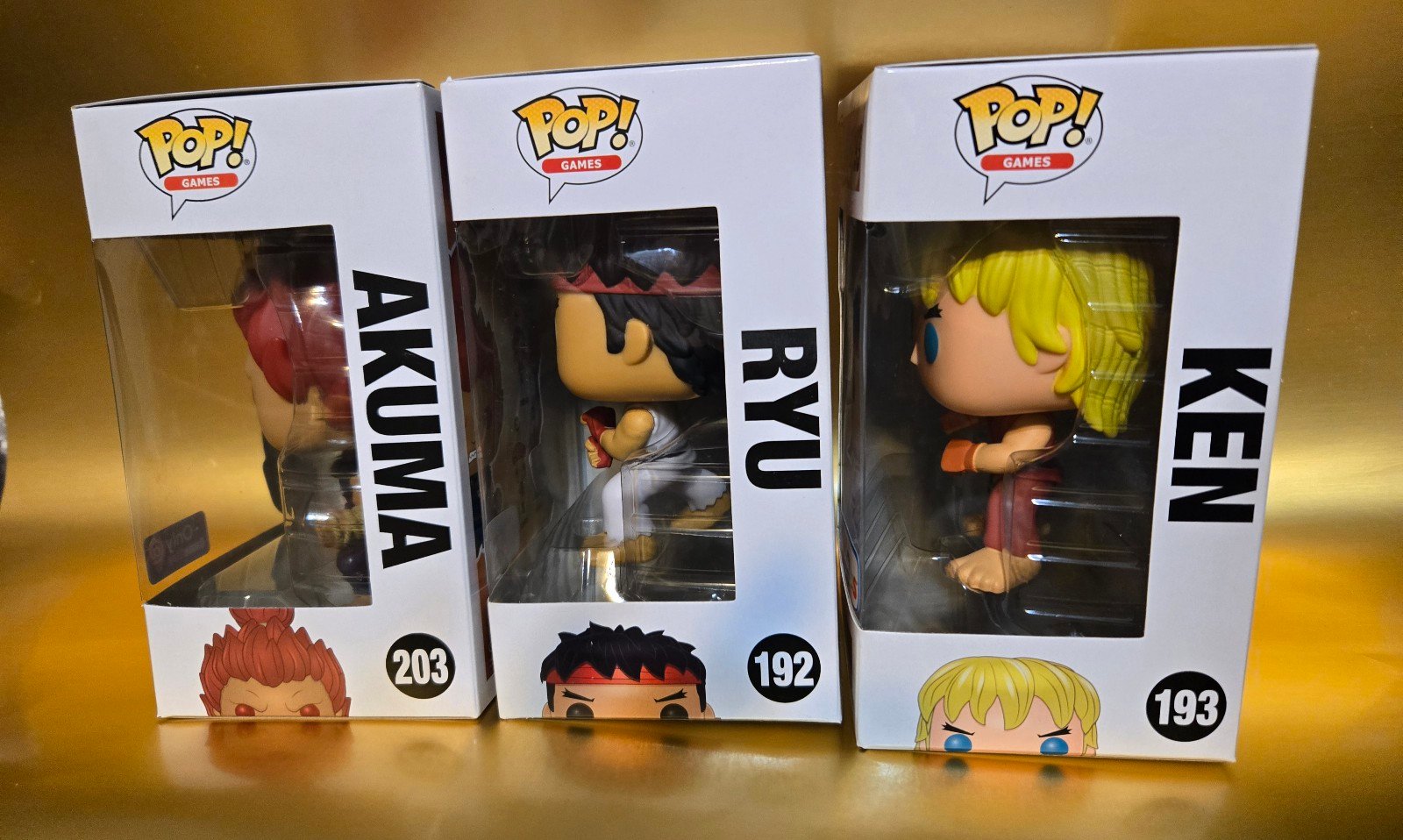 Street Fighter Exclusive Funko Pop Bundle
