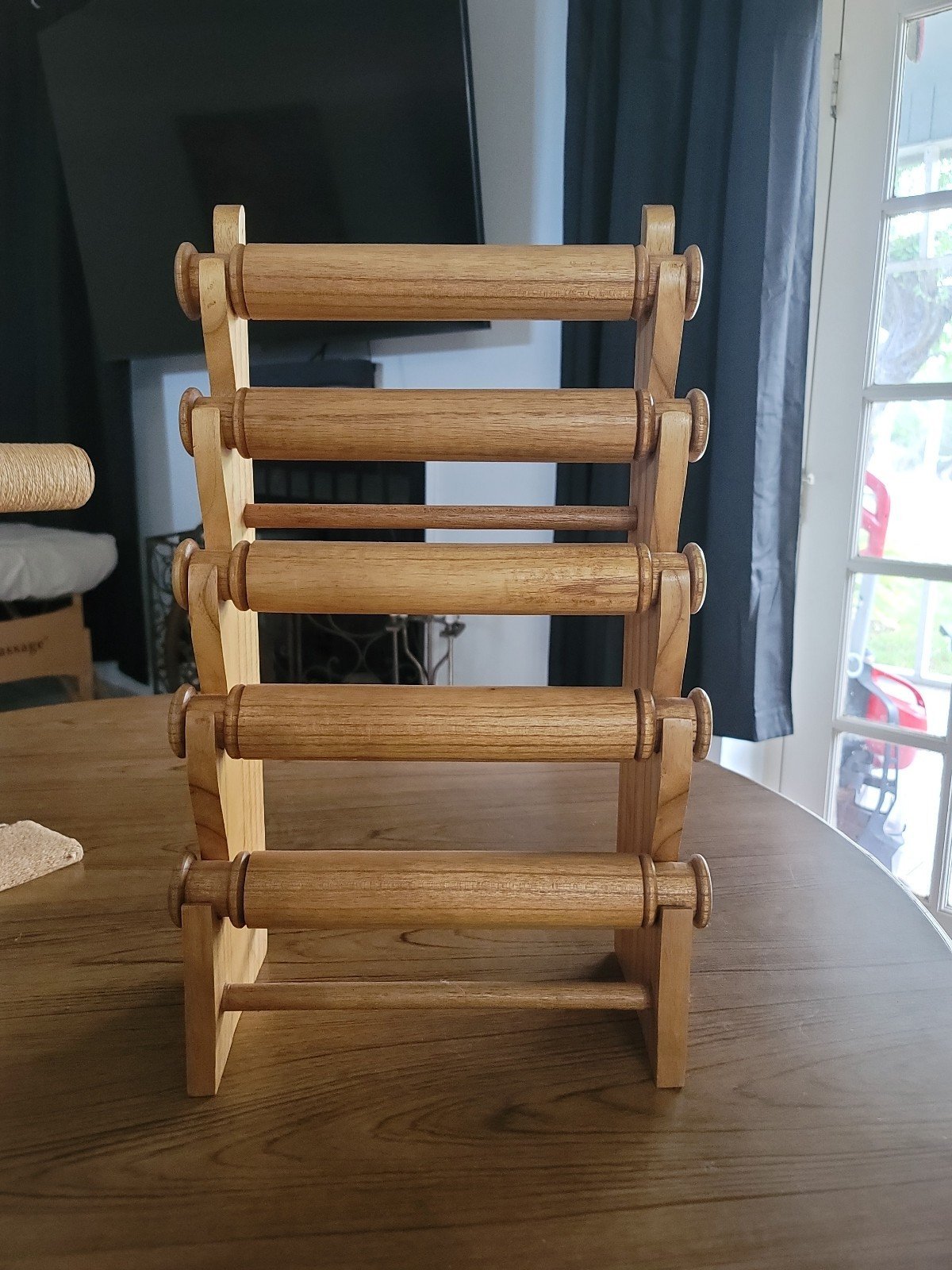 Wood jewelry display
