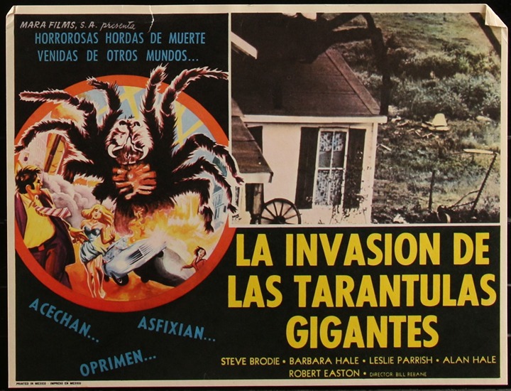 The Giant Spider Invasion 1975 Mexican Lobby Card Horror Sci-Fi Monster 70s Rare