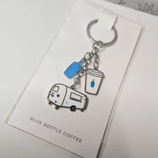 Bluebottle Coffee Truck Limited Original Metal keychain _Only in Japan