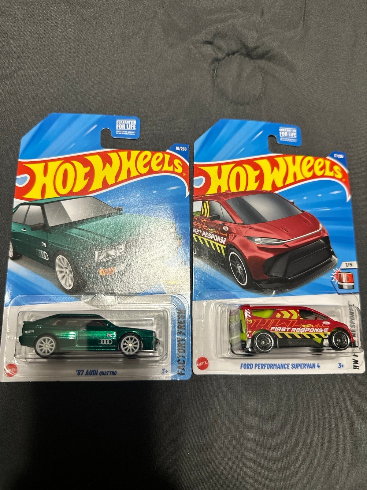 Hotwheels AUDI QUATTRO 2025 SUPER TREASURE HUNT super van silverado