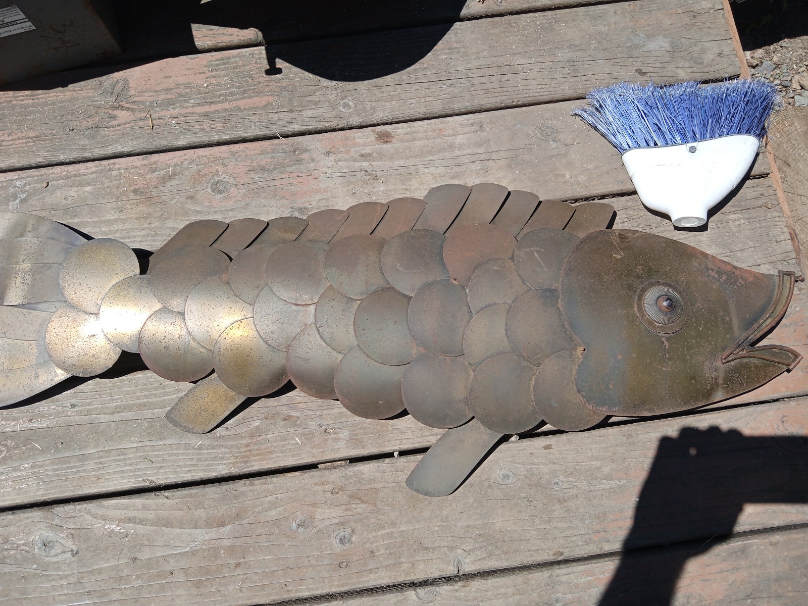 Brass koi fish