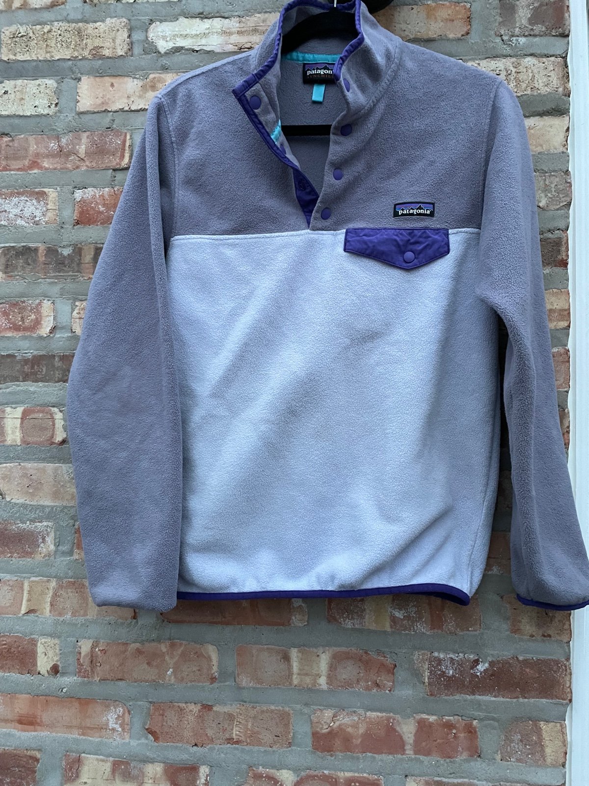 Patagonia synchilla snap-r re-tool pullover size small